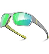 DEAFRAIN Polarized Sports Sunglasses for Men Women Fishing Running Baseball Golf UV400 Protection...