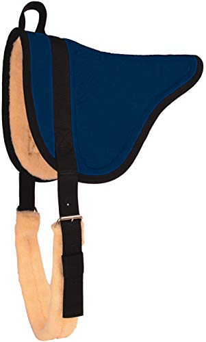 Mustang Microsuede Bareback Horse-Saddle-Pads, Navy #TOP1