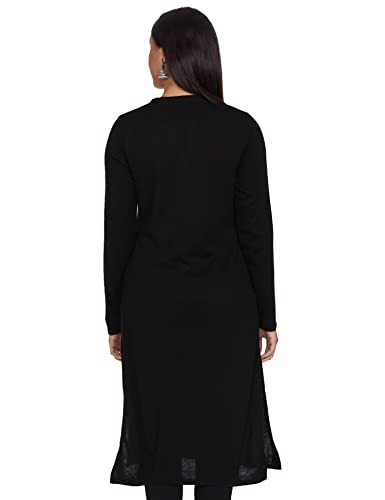 Image of Amazon Brand - Myx Women's Acrylic Solid Straight Fit Kurta