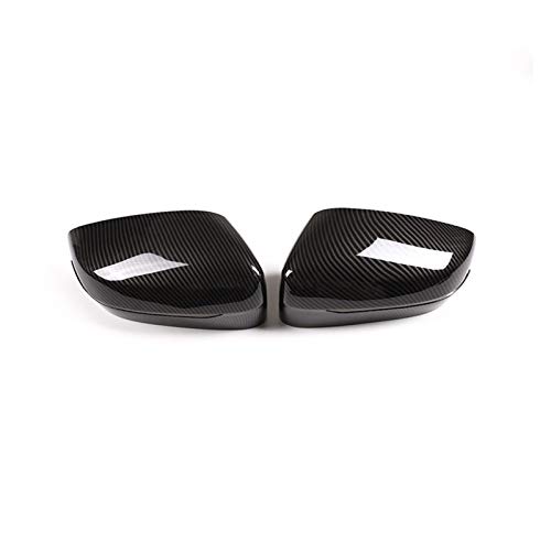 Garniture de rétroviseur en fibre de carbone ABS, pack de 2 pièces pour Série 5 et 7