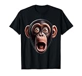 Funny Monkey Face Chimpanzee T-Shirt