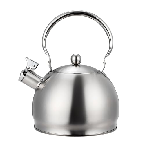 DOMOLETTI | Bouilloire inox - 2 l Tous les types de cuisinières, y compris l‘induction, le gaz,...