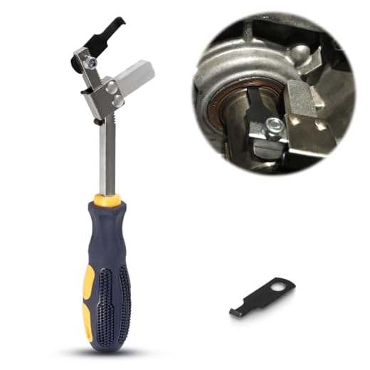 Shaft Type Seal Puller, Universal Seal Removal Tool for Camshaft and Crankshaft Seals with Adjustable Locking Fulcrum