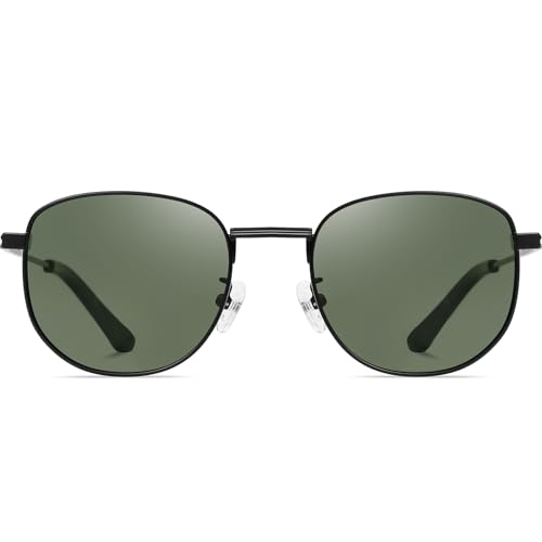 Lunettes de soleil 100% protection UV pour homme femme verres polarisés rétro 3042