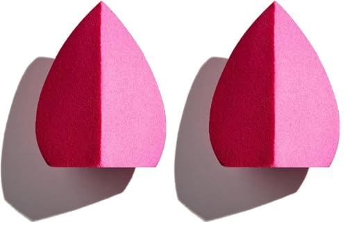 Sigma Beauty 3DHD Makeup Blender | Professional Makeup Sponge with Angled Edges | Prime, Conceal, Sculpt & Highlight | Vegan, Cruelty Free, Pink (Pack of 2) image 5