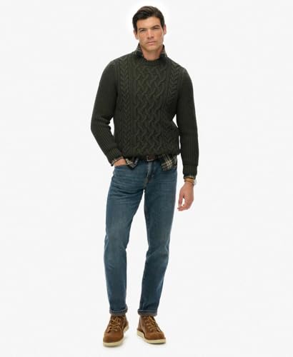 Pull en maille torsadée Superdry Jacob - vue 5