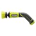 RYOBI 4-Volt Cordless Compact Scrubber with Internal Battery and Medium Stiffness Bristle Brush