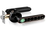 Seculiving Fingerprint Door Lock, Bedroom Biometric Thumb Print Door Knobs for Homes/Master Room/Gar