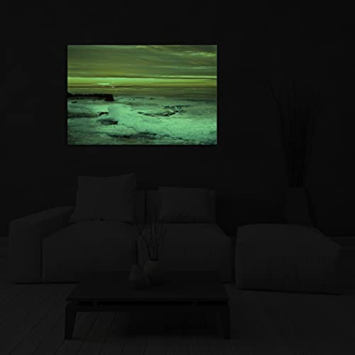 Tableau toile Nature DCL325-2 phosphorescent grand format 80x120 cm