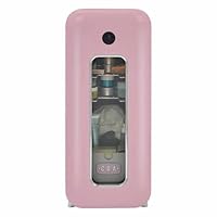 Retro freestanding drinks cooler with built in wireless phone charger - Tea Rose 5055833408139
