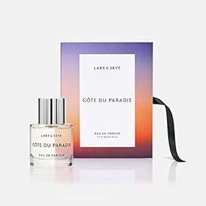 Lake & Skye Côte Du Paradis Eau de Parfum Spray -Vegan, Cruelty Free, Synthetic Free 1.7 fl oz (50 ml) – Warm and Woody Gourmand Fragrance Collection