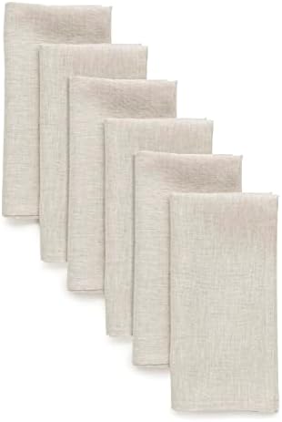 Amazon.com: 20 x 20 Inch Linen Napkins White Cloth Napkins Set of 4 ...