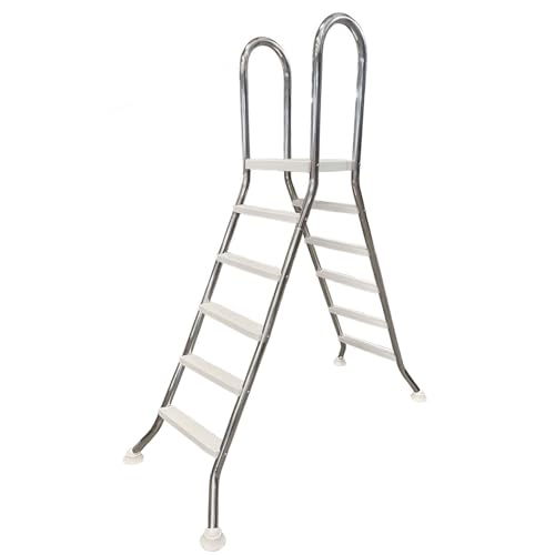 Escalera para Piscina 5 Peldaños Acero Inoxidable 62 in miniatura 1