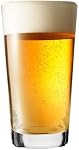 KROSNO Pure Beer Glasses | Set of 6 | 19.9 oz (590 ml) | Pint Glasses for Lager, Pilsner, Wheat Beer & Craft Beer, Tall Clear Drinking Glasses | Dishwasher Safe | Made in Europe