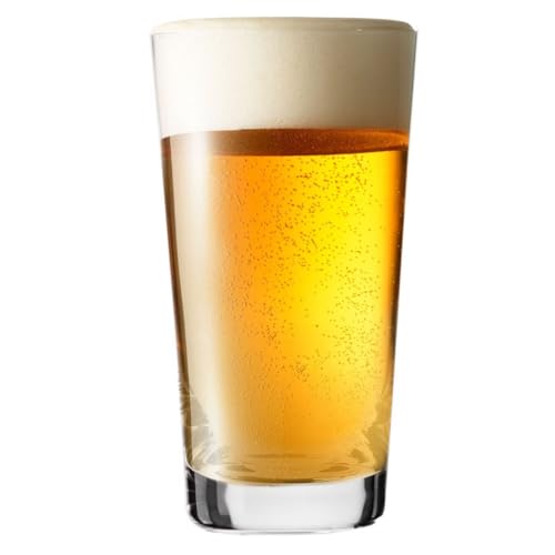 Krosno Bicchieri Birra Weizen Vetro 0,5 Litri | Set di 6 | 530 ML | Collezione Pure | Perfetto per casa, ristoranti e Feste | Adatto alla Lavastoviglie - immagine 4