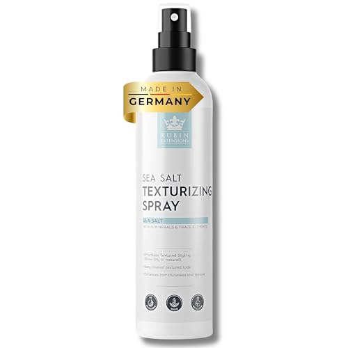Rubin Extensions Spray de sal marina prémium, fuerte agarre y brillo natural, vegano, sin siliconas ni parabenos, 200 ml