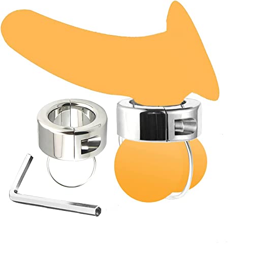 Juguete sexual de acero y silicona para intensificar el placer en pareja