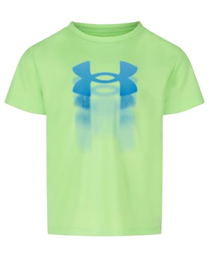Image of Under Armour Boys Short Sleeve Logo Graphic T-Shirt, Lightweight & Breathable, Relaxed Fit