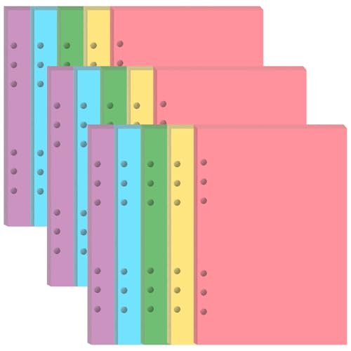Papier coloré A5 pour classeur, idéal pour organiser vos notes de bureau