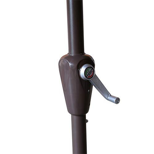 OMBRELONE CENTRAL REDONDO DUNA 2,7M CAFÉ/BEGE