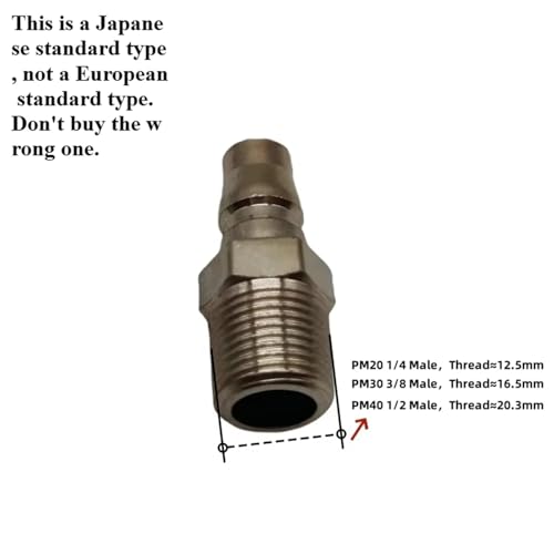 Conector neumático PM20 para cambiar de manguera de aire sin apagar compresores 2