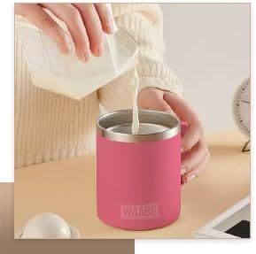 Miniatura 8 de Taza de café aislada de acero inoxidable de 14 onzas, caliente y fría, con tapa deslizante a prueba de fugas, perfecta para café caliente y té para