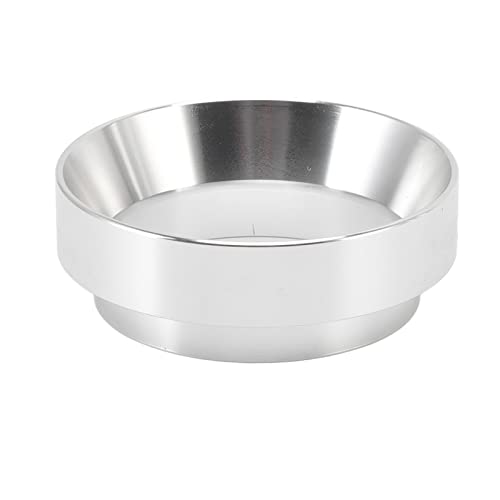 Dosis de 51 mm Dosificación Anti antiholero de aluminio Aleación de aluminio Anillos de dosificación universales con cafetería magnética para la cafetería doméstica (Plata)