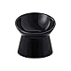 Katzennapf Keramik Futternapf Katze Erhöht - Anti Erbrechen Fressnapf Katze mit 15° Neigung Design - 12 cm Katzenfutter Napf Katze Klein - Futternäpfe für Katzen Essen Schale - Katzennäpfe - 125 ml