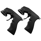 Can Spray Handle LQ Industrial 2PCS Black Instant Aerosol Spray Triggers Spray Adapter for Painting Spray Grip