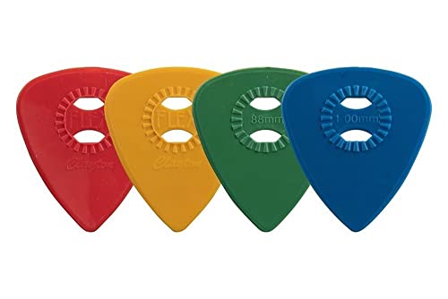 Clayton Lot de 6 médiators Flex acétal Vert 0,88 mm - Les Beatles, Paul McCartney, John Lennon, RIngo Starr, George Harrison Clayton Lot de 6 médiators Flex acétal Vert 0,88 mm