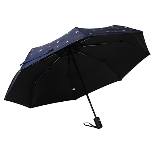 Image of KEKEMI 3 Fold Automatic Sun & Rain Umbrella for Men & Women (Pack of 2)