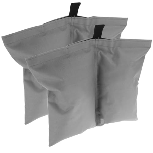 ABOOFAN Bolsas de Arena para Tienda de Campaña 2piezas Peso de 20-25 Libras, Tela Oxford Resistente al Viento para Camping al Aire Libre y Fijación Segura