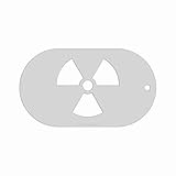 Stencil - Radioactive Symbol, Medium