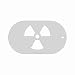 Stencil - Radioactive Symbol, Medium