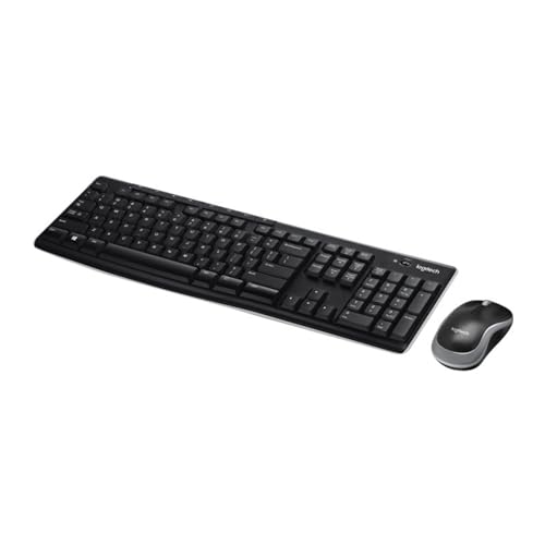 Claviers Logitech MK270 USB QWERTZ Tchèque Noir pour remplacer un clavier cassé