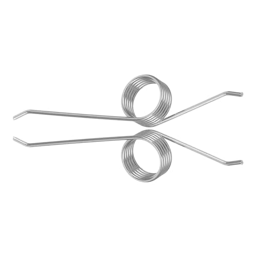 EXCEART 2 Resortes de Torsión Pequeños de Acero Inoxidable para Tapa de Cubo de Basura, Repuestos Resistentes al Desgaste para Bote de Cocina, Accesorios para Reparación y Mantenimiento,