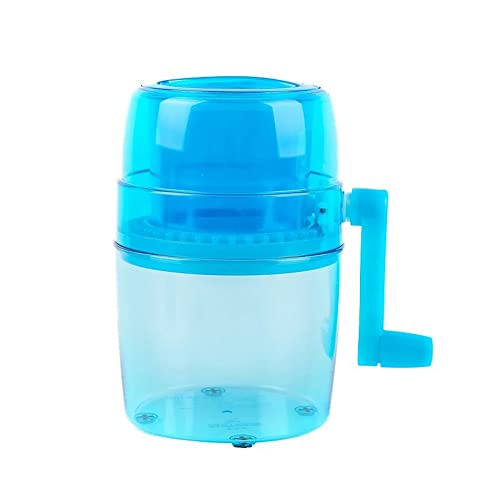 Tritaghiaccio manuale da 1,1 l, con lame in acciaio inox, per coni di neve, bevande fredde e cocktail, portatile, facile da pulire