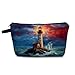 YULUENZE Lighthouse Gift Storm Beacon Makeup Bag Cute Small Organizer Bag with Zipper Lighthouse in Storm Print Cosmetic Bag Birthday Gifts for Women Friends