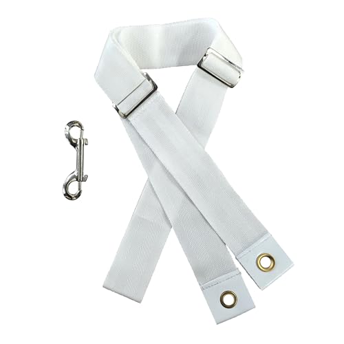 Heavy-Duty Tennis Net Center Strap with Adjustable Buckle