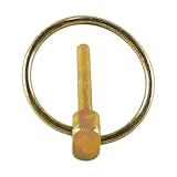 Enwye 10-teiliges Hochleistungs-Linch-Pin-Sortiment-Kit, Linch Mit Ringstiftschlössern, Anhängertürverriegelung Für Traktoren, LKWs, Rasenmäher