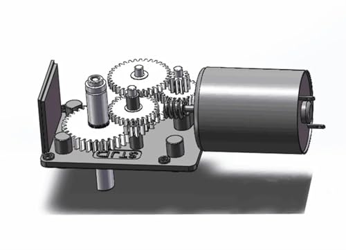 Motorreductor GW-370 de 6V para robots y maquetas de precisión 3