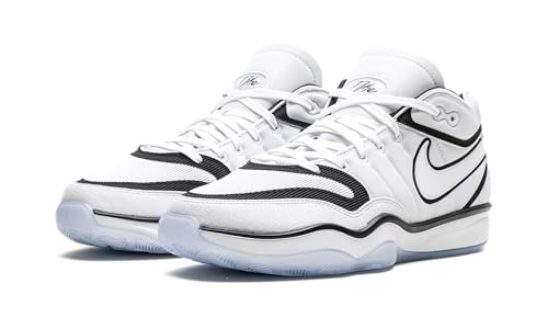 Nike NIKE G.T. Hustle 2 Mens Basketball Shoes DJ9405-102 (White/Black), Size 10.5