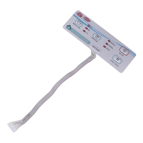 Image of Washer Control Panel Easy Installation Compatible Professional Replace White|