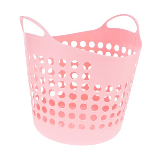 STOBAZA Cesto Ropa Sucia Grande de Plástico Reutilizable con Asas Resistente Olores para Almacenamiento Baño Dormitorio y Sala Cesta Multiusos para Colada y Juguetes