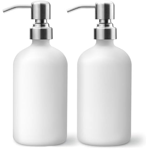 LavaPop Stylish Glass Soap Dispenser Set Cover