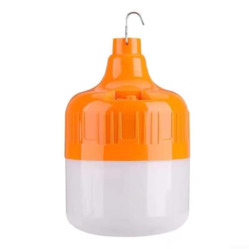 Solar LED Camping Light with Large Solar Panel and Rechargeable for battery for Outdoor Hiking(80W Diameter 80MM)
