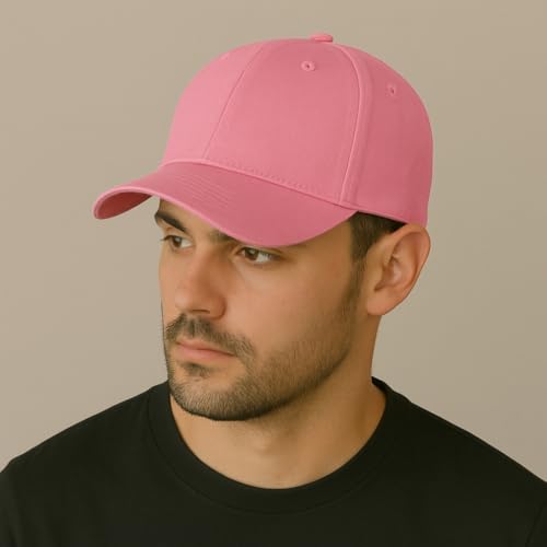 Image of Amazon Brand - Anarva Unisex Cotton Baseball Cap | Adjustable Strap | Breathable Eyelets | Sweatband | Casual Sports Cap for Men & Women