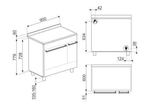Smeg SCB92MX8 - vue 8
