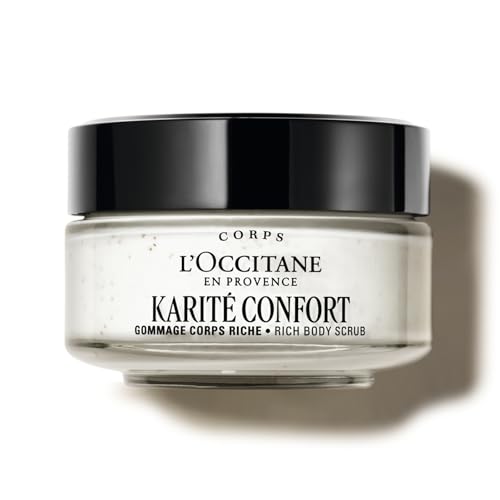 L'OCCITANE - Gommage Corpo Ricco Karité Confort - 200 ml - Esfolia e nutre - Prodotto in Francia