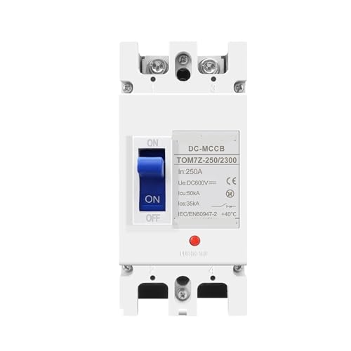 Disjoncteur solaire boîtier moulé 2P contre les surcharges DC 600V